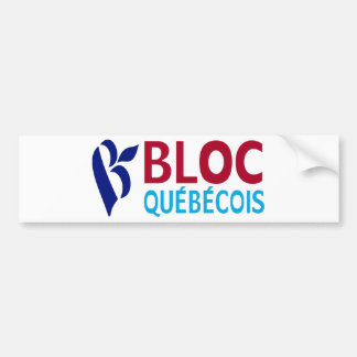 ブロックQuebecois バンパーステッカー