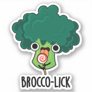 ブロッコクリッおもしろいクベジブロッコリープン シール