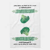 ブロッコユーモアのあるリ キッチンタオル (縦)