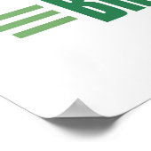 ブロッコリおもしろいー ポスター (角)