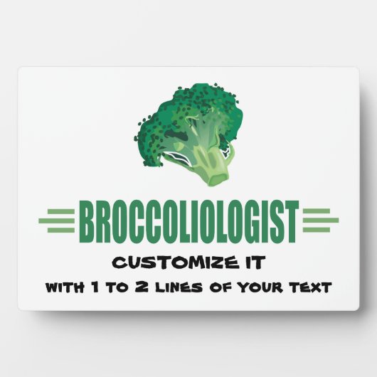 ブロッコリユーモアのあるー フォトプラーク (正面)