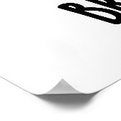 ブロッコリーおもしろいビーギブロッコリープン ポスター (角)