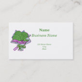 ブロッコリーおもしろい恋人の花束 名刺 (正面)