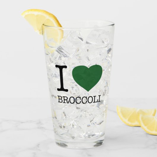 ブロッコリーが大好き！ タンブラーグラス (アイス正面)