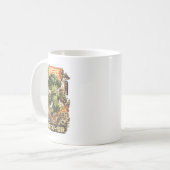 ブロッコリーの怪獣 – 野菜のアポカリプス コーヒーマグカップ (正面左)