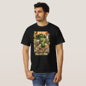 ブロッコリーの怪獣 - 野菜のアポカリプス Tシャツ (正面フル)