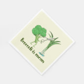 ブロッコリーは意地悪だ スタンダードランチョンナプキン (角)