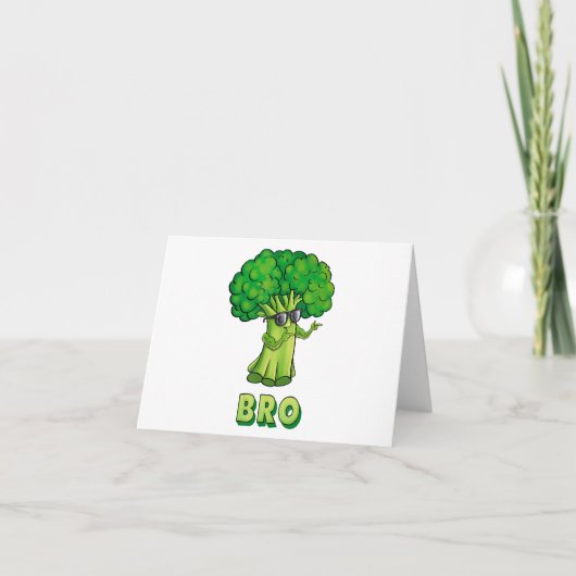 ブロッコリーは私のブロフィットネスベジパワービーガンブロ カード (正面)