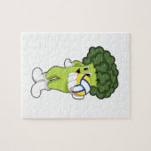 ブロッコリーアットバレーボールスポーツ ジグソーパズル (横)