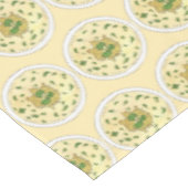 ブロッコリーチーズスープ食品フェスティバルスープ夕食 テーブルクロス (アングル)