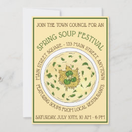 ブロッコリーチーズスープ食品フェスティバルテイスティングイベント 招待状