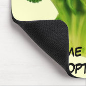 ブロッコリーパーソナライズされた漫画 マウスパッド (コーナー)