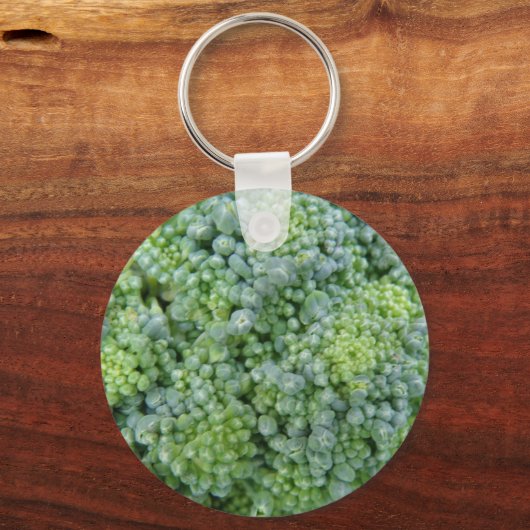 ブロッコリーマクロキーチェーン キーホルダー (正面)