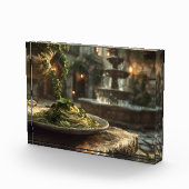 ブロッコリーラーベ付きスパゲッティ フォトブロック (右)