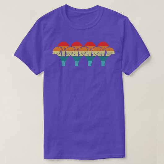 ブロッコリーレトロ Tシャツ (デザイン正面)