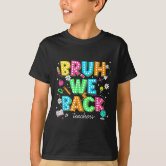 ブロッコリー先生復活 リトロTシャツ 学校に戻る先生Tシャツ Tシャツ