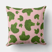 ブロッコリー模様 クッション (裏面)