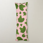 ブロッコリー模様 ボディピロー (裏面 (縦))