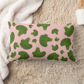 ブロッコリー模様 ランバークッション (ブランケット)