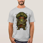 ブロッコリー武士道 - 森の守護者 Tシャツ (正面)
