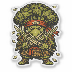 ブロッコリー武士道 - 森林の守護者 シール