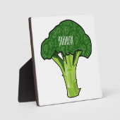 ブロッコリー漫画イラストレーション フォトプラーク (正面)
