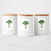 ブロッコリー漫画イラストレーション フードラベル (ボトル)