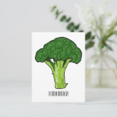 ブロッコリー漫画イラストレーション ポストカード (スタンド正面)