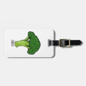 ブロッコリー漫画イラストレーション ラゲッジタグ (正面横)