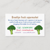 ブロッコリー漫画イラストレーション 名刺 (正面)