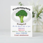 ブロッコリー漫画イラストレーション 招待状 (スタンド正面)