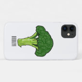 ブロッコリー漫画イラストレーション Case-Mate iPhoneケース (裏面(横))