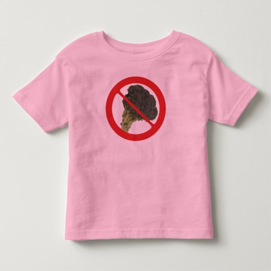 ブロッコリー無し トドラーTシャツ (正面)