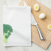 ブロッコリー芸術的フードアートのキッチンタオル キッチンタオル (四つ折り)