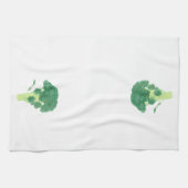 ブロッコリー芸術的フードアートのキッチンタオル キッチンタオル (横)