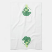 ブロッコリー芸術的フードアートのキッチンタオル キッチンタオル (縦)