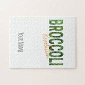 ブロッコリー革命ビーガン野菜とベジタリアン ジグソーパズル (横)