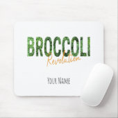 ブロッコリー革命ビーガン野菜とベジタリアン マウスパッド (マウス)