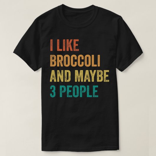 ブロッコリー1 Tシャツ (デザイン正面)