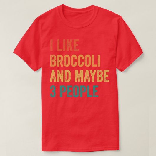 ブロッコリー1 Tシャツ (デザイン正面)