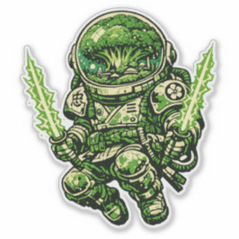 ブロッコリー・スペース武士道 — ビンテージコズミックガーディアン シール