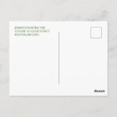 ブロッコリー＆バブル ボーホー ブライズシャワー インビテーション (裏面)