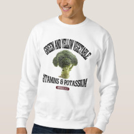 ブロッコリー（ビンテージ風） スウェットシャツ