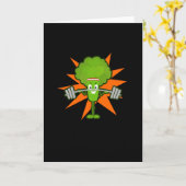 ブロッコリー フィットネス カード (黄色い花)