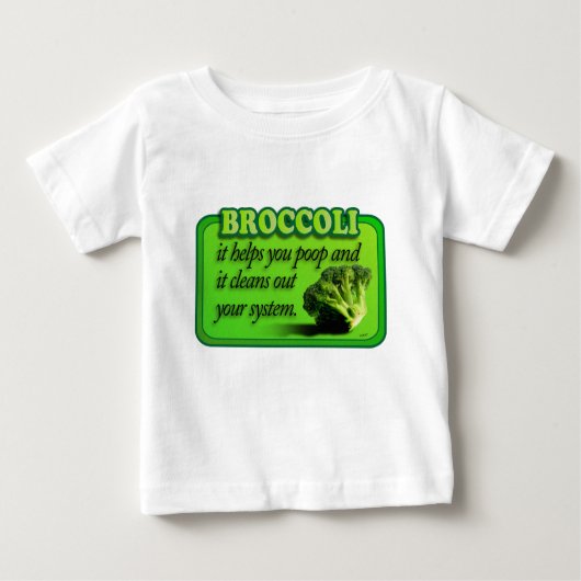 ブロッコリー ベビーTシャツ (正面)