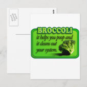 ブロッコリー ポストカード (正面/裏面)