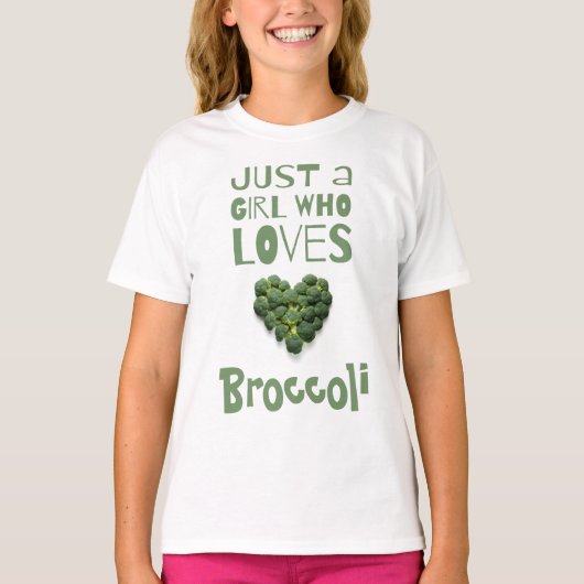 ブロッコリー ラブ Tシャツ (正面)