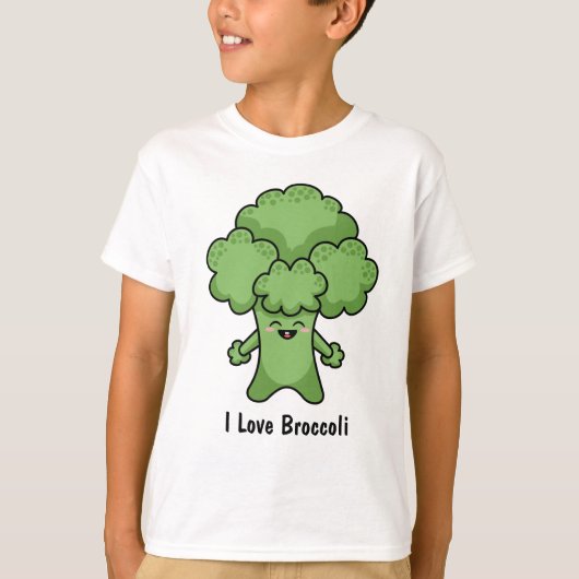ブロッコリーTシャツが大好き Tシャツ (正面)