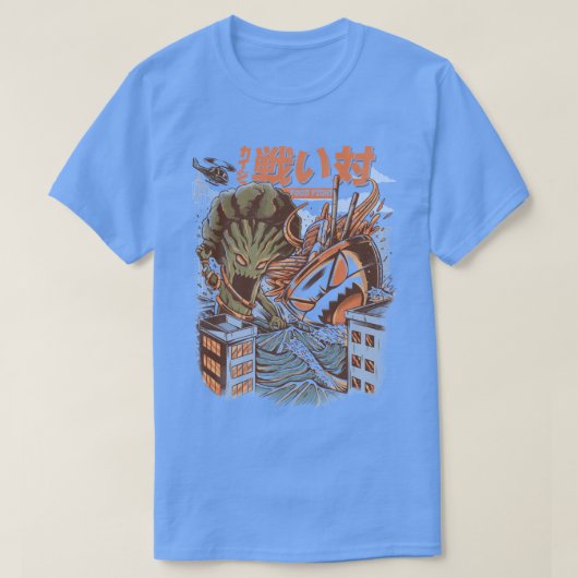 ブロッコ対ラーメンカイユス Tシャツ (デザイン正面)