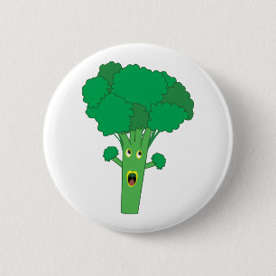 ブロッコ素晴らしリおもしろい野菜 缶バッジ